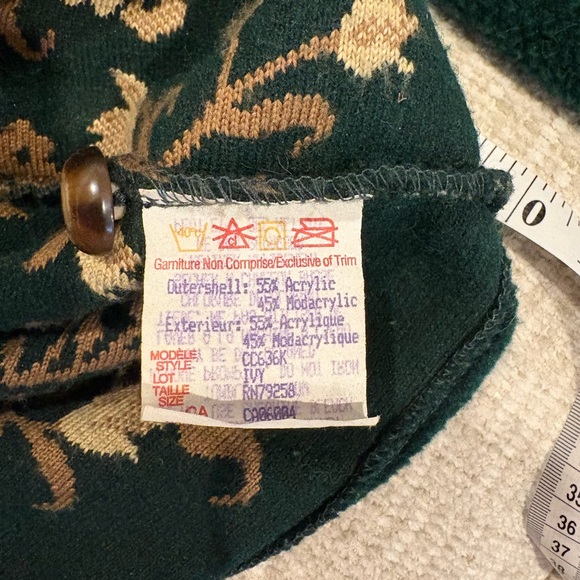 Vintage County Clothing Fleece Cardigan - Picture 8 of 8